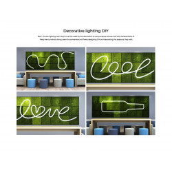 Flexible neon COLORS 48V-IP65 14,4W 950Lm 4000K (NNR25-20M-NW)