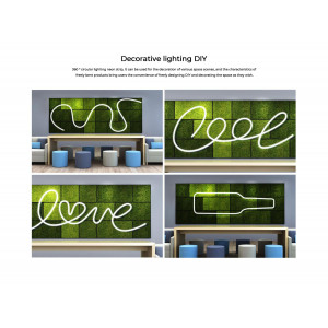 Flexible neon COLORS 48V-IP65 14,4W 950Lm 4000K (NNR25-20M-NW)