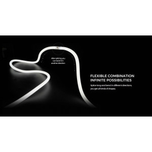 Гнучкий неон COLORS 24V IP65 20W 1180Lm 3000K 5м (NNR25P-WW)