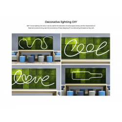 Гнучкий неон COLORS 24V IP65 21,6W 2300/4000K 5м (NNR25-CCT)