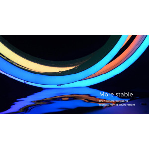 Adresowalny elastyczny neon KOLORY 24V IP67 18W RGB-SPI 5m (NMT1312-SPI-24V-RGB)