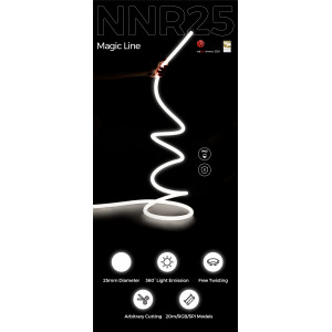 Flexible neon COLORS 24V IP65 14.4W 510Lm RGB 5m (NNR25-RGB)