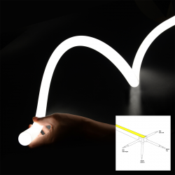 Neon neon KOLORY 12V IP65 21,6W 302Lm RGB-SPI 3m (NNR25-RGB-SPI)