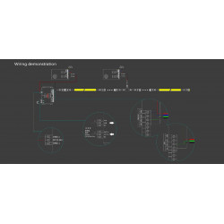 Flexible neon COLORS 24V IP67 24W RGB-3000K 5m (NMT1312-PRO-RGBWW)