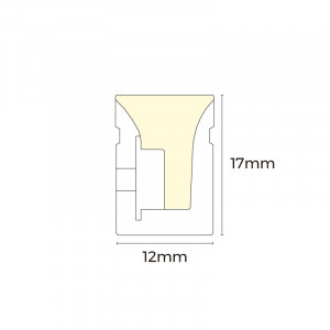 Гнучкий неон COLORS 24V-IP67 10W 669Lm 4000K 5м (AFS1217-NW)