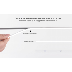 Гнучкий неон COLORS 24V IP65 7,2W 240Lm 2700K 5м (NMS0410-SW)