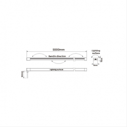 Flexible neon COLORS 24V IP67 10W 750Lm 4000K 5m (NNT0711-NW)