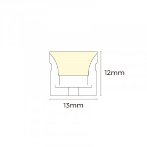 Гнучкий неон COLORS 24V IP67 12W 165Lm RGB-3000K 5м (AFT1312-RGBWW)