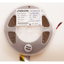 Світлодіодна стрічка RISHANG 128-2835-24V-IP20 12W 1434Lm 3000K 5м (RD00C8TC-A-WW)