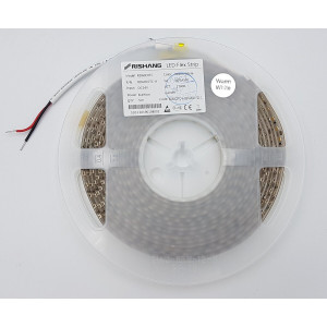 Taśma LED RISHANG 120-2835-24V-IP65 8,6W 630Lm 2700K 5m (RD60C0TC-B-SW)