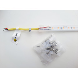 Heat resistant LED strip COLORS 80-3030-24V-IP65 4.8W 690Lm 2700K 5m (DS980-24V-10mm-IP65-SW)