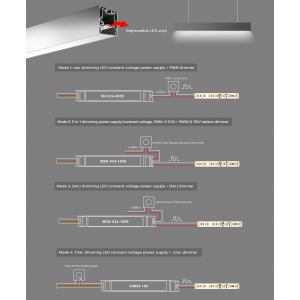Taśma LED COLORS 168-2835-24V-IP33 9,61W 1900K + 3000K 5m (DS8168GWWW-24V-10mm)