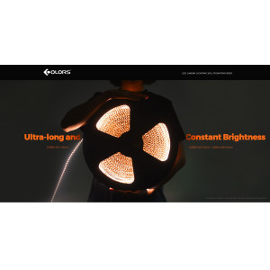 Taśma LED COLORS 120-2835-24V-IP67 8,7W 890Lm 4000K 20m (DS8120-24V-12mm-IP67-NW)