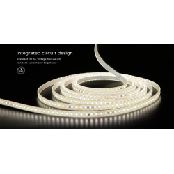 Taśma LED COLORS 104-2835-220V-IP65 10,6W 900Lm 2850K 50m (H8104-230V-12mm-WW)