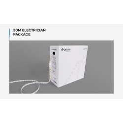 Світлодіодна стрічка COLORS 120-2835-12V-IP55 9,6W 936Lm 4000K 5м (DJ120-12V-8mm-IP55-NW)