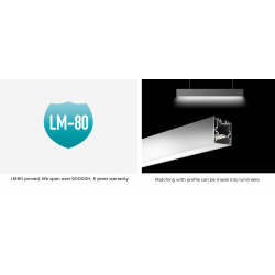 LED strip COLORS 160-2835-24V-IP20 18W 2400Lm 3000K 5m (DS8160-24V-10mm)