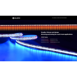 LED strip COLORS 168-3838-24V-IP33 17.3W RGB 5m (DA168RGB-24V-10mm)