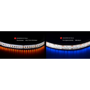Taśma LED COLORS 168-3838-24V-IP33 15,7W RGB 5m (DA168RGB-24V-10mm)
