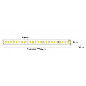 LED strip COLORS 144-2835-48V-IP65 NANO 5.8W 580Lm 4000K 5m (DS8144-48V-12mm-NANO)