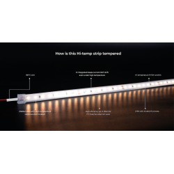 Heat resistant LED strip COLORS 80-3030-24V-IP65 5W 745Lm 4000K 5m (DS980-24V-10mm-IP65-NW)