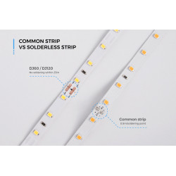 LED strip COLORS 120-2835-24V-IP20 9.6W 900Lm 2700K 5m (DJ120-24V-8mm-SW)