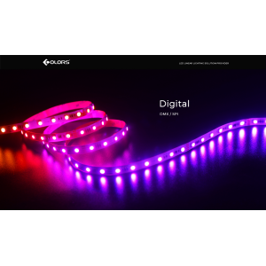 LED strip COLORS 60-5050-12V-IP20 9.3W SMART RGBX 5m (DS560RGB-12V-10mm)