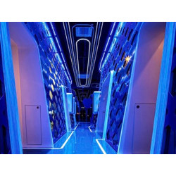 Світлодіодна стрічка COLORS 120-3838-24V-IP33 10W RGB 5м (DA120RGB-24V-8mm)