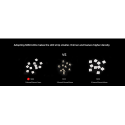 LED strip COLORS 120-3838-24V-IP33 11W RGB 5m (DA120RGB-24V-8mm)