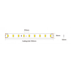 LED strip COLORS 90-2835-24V-IP20 4,8W 925Lm 4000K 5m (D890-24V-10mm-NW)