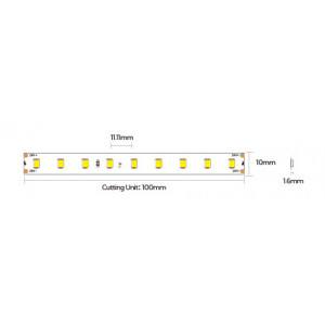 Taśma LED COLORS 90-2835-24V-IP20 4,3W 925Lm 4000K 5m (D890-24V-10mm-NW)