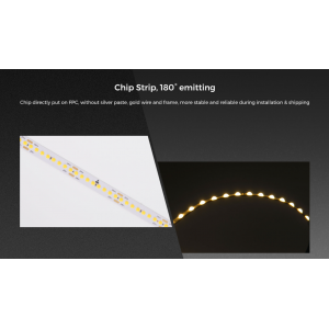 LED strip COLORS Chip-24V-IP20 9.6W 980Lm 3000K 5m (FD128-24v-8mm-WW)