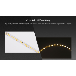 LED strip COLORS Chip-24V-IP20 9.6W 1040Lm 4000K 5m (FD128-24v-8mm-NW)