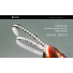 LED strip COLORS 256-2835-24V-IP20 39W 4800Lm 4000K 5m (DS8256-24V-12mm-NW)