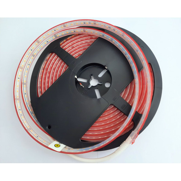 Світлодіодна стрічка COLORS 120-2835-24V-IP67 8.4W 695Lm 6000K 5м (D8120-24V-8mm(9.6)-IP67-W)
