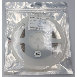 Taśma LED RISHANG 60-2835-12V-IP20 4,8W 550Lm 4000K 50m (RD0860TA-B-NW)