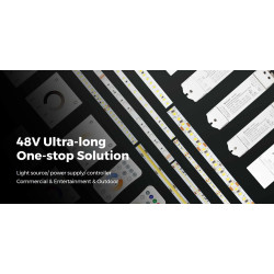 Taśma LED COLORS 80-2835-48V-IP20 5,8W 625Lm 3000K 5m (D880-48V-10mm-WW)