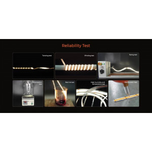 LED strip COLORS COB-24V-IP20 9.6W 1000Lm 6500K 5m (DRF10-24V-8mm-W)