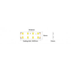 Taśma LED COLORS 192-2835-24V-IP20 18,9W 2855Lm 3500K 5m (D8192-24V-15mm-PW)