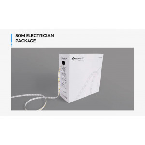 Taśma LED COLORS 60-2835-12V-IP20 4,4W 475Lm 3000K 50m (DJ60-12V-8mm-W8_DP50)
