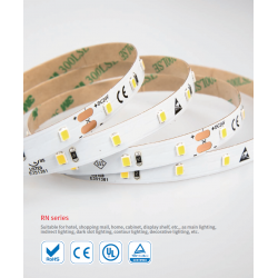 Taśma LED RISHANG 60-2835-24V-IP20 5,5W 454Lm 2700K 5m (RN0860TC-B-SW)