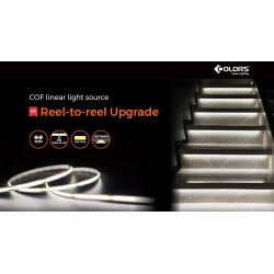 Світлодіодна стрічка COLORS COB-24V-IP20 7.2W 720Lm 6500K 5м (DRF6-24V-8mm-W)