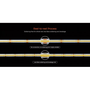 LED strip COLORS COB-24V-IP20 8W 675Lm 4000K 5m (DRF6-24V-8mm-NW)