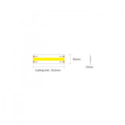 Taśma LED COLORS COB-48V-IP20 10W 860Lm 4000K 15m (DF8-48V-10mm-NW)